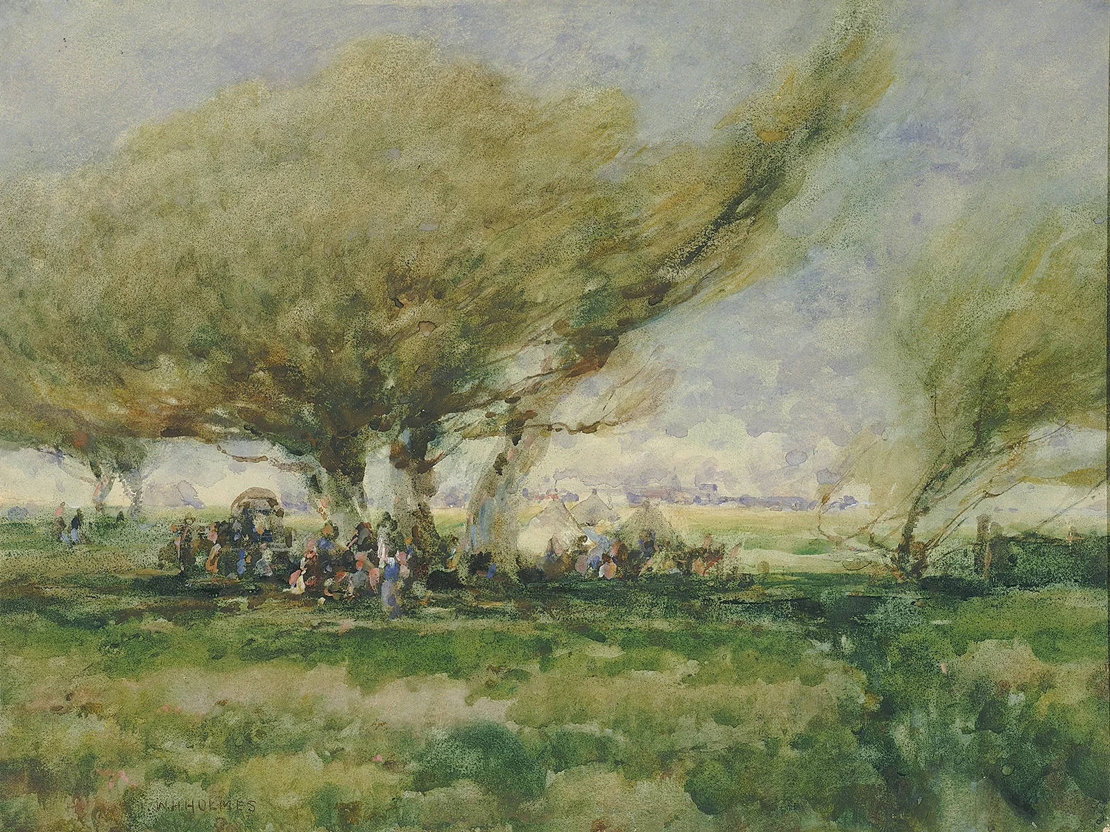 A Gypsy Camp av William Henry Holmes