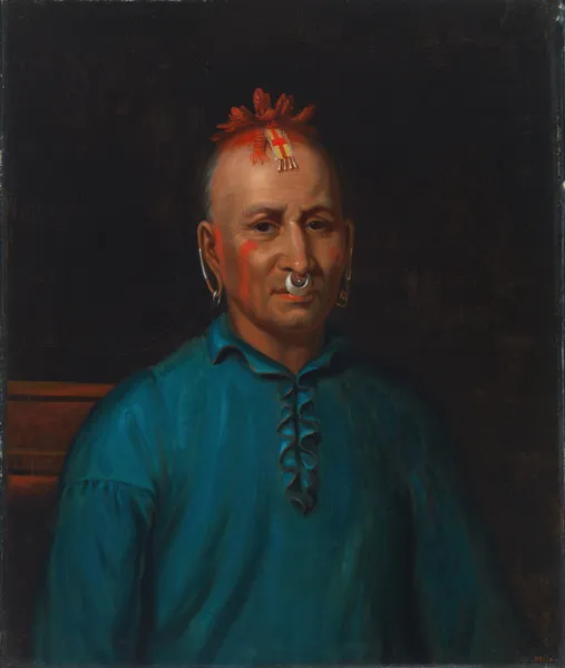 Kish-Kallo-Wa (Family Algonquian-Tribe Shawnee) av Henry Inman