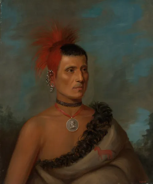 Pes-Ke-Le-Cha-Co av Henry Inman