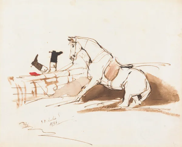 A Hunting Accident av Sir Edwin Henry Landseer
