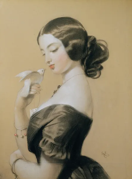 Miss Ellen Power av Sir Edwin Henry Landseer