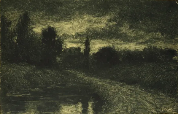 Afterglow av Joseph Henry Sharp