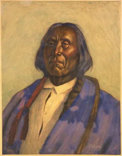 Chief Red Cloud – Sioux av Joseph Henry Sharp