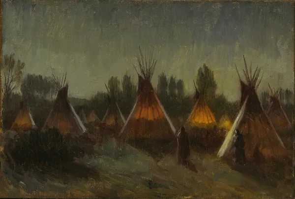 Shadows in the Night av Joseph Henry Sharp