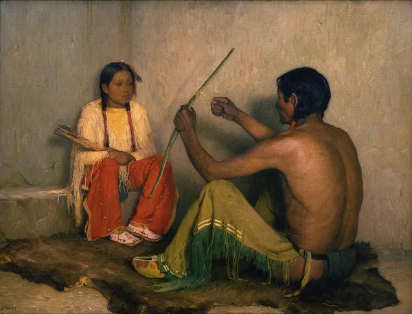 The Broken Bow av Joseph Henry Sharp