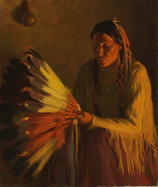 The War Bonnet Object av Joseph Henry Sharp