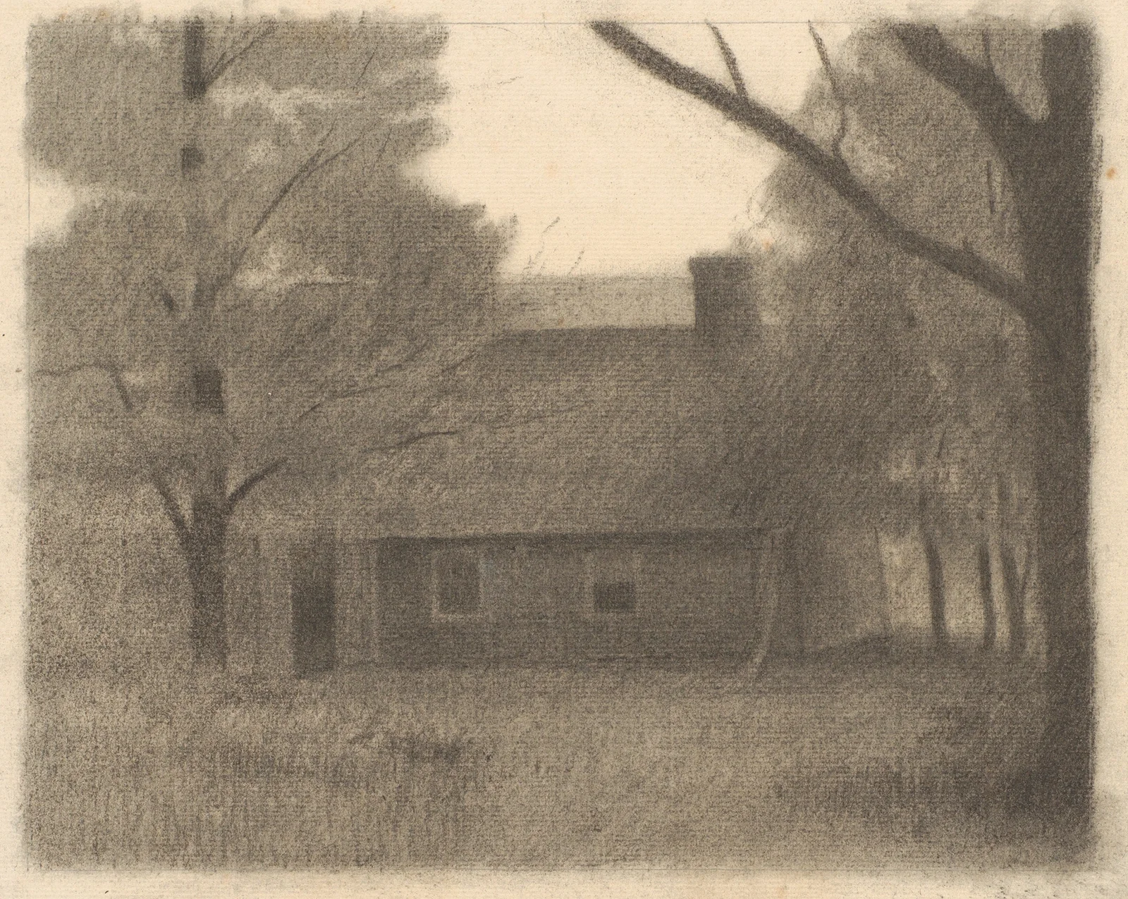 Landscape with a House av Herbert Crowley