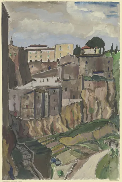 Pitigliano av Hermann Lismann