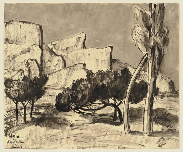 Saint-Guilhem-le-Désert av Hermann Lismann