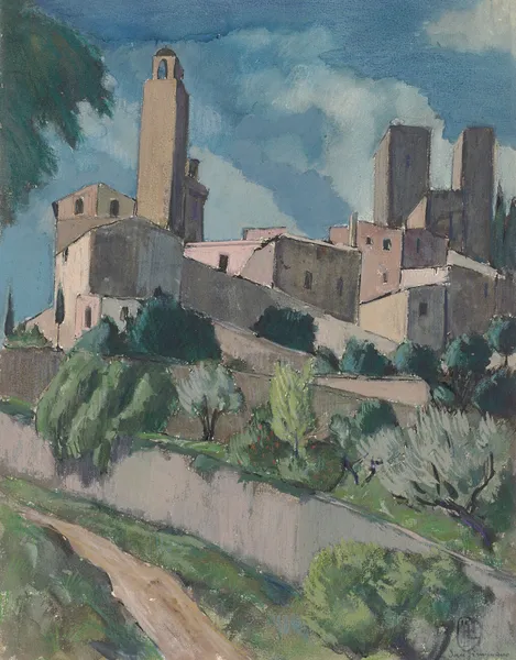 San Gimignano av Hermann Lismann