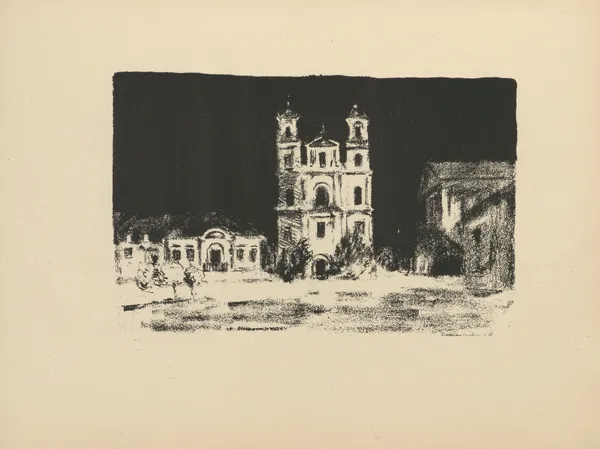 Barockkirche in Grodno av Hermann Struck