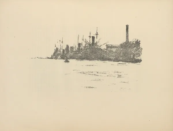 Kriegshafen von Libau av Hermann Struck