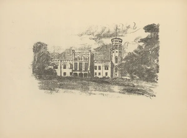 Schloss Alt-Autz av Hermann Struck