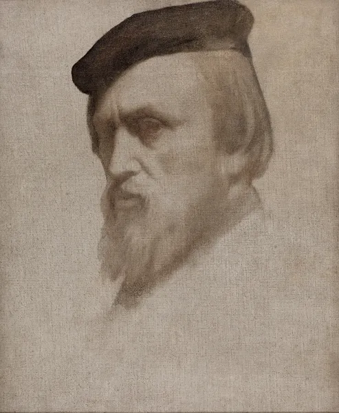 Autoportrait av Jean-Hippolyte Flandrin