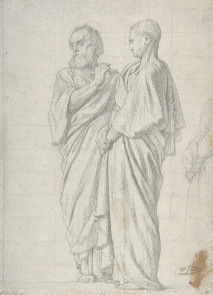 Group of Apostles av Jean-Hippolyte Flandrin