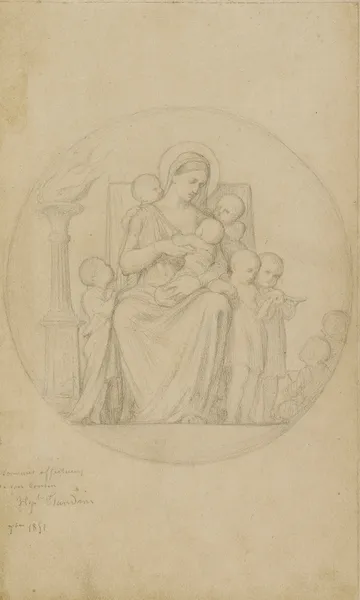 La Charité av Jean-Hippolyte Flandrin