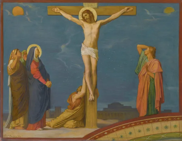 La Mort De Jésus-Christ Sur Le Calvaire av Jean-Hippolyte Flandrin