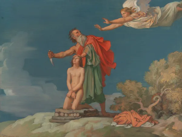 The Sacrifice of Isaac av Jean-Hippolyte Flandrin