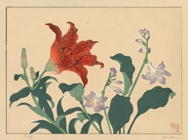 Lily av Sakai Hōitsu