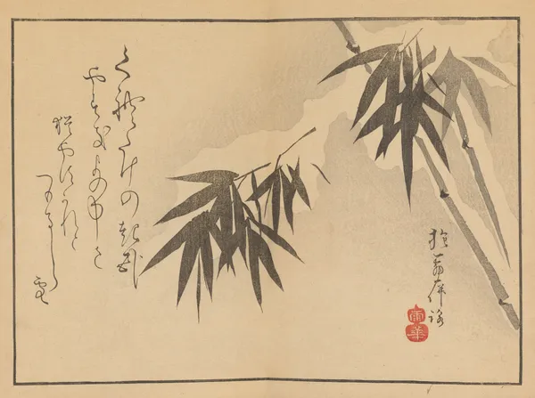 Sakai Hōitsu gajō, Pl.19 av Sakai Hōitsu
