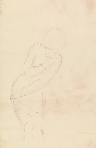 Sketch of a Woman (Study for Isabella and the Pot of Basil) av William Holman Hunt