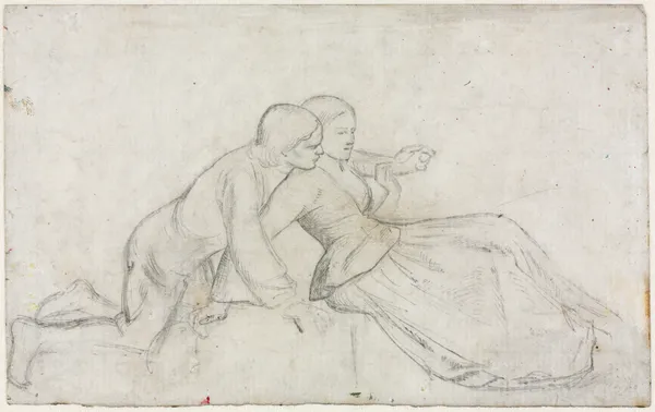 Study for ‘The Hireling Shepherd’ av William Holman Hunt