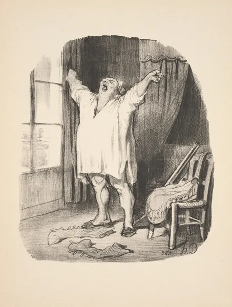 Hunting and fishing Pl.11 av Honoré Daumier
