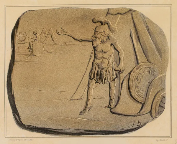La colère d’Agamemnon av Honoré Daumier
