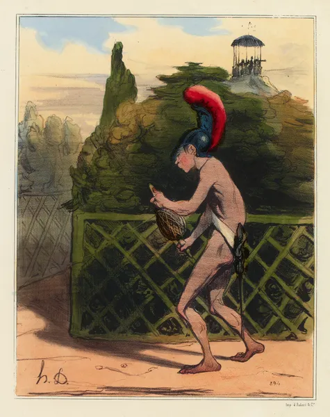 Le fil d’Ariane av Honoré Daumier