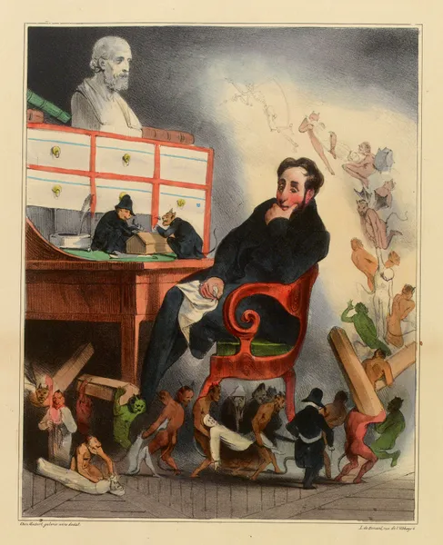 Le médecin av Honoré Daumier