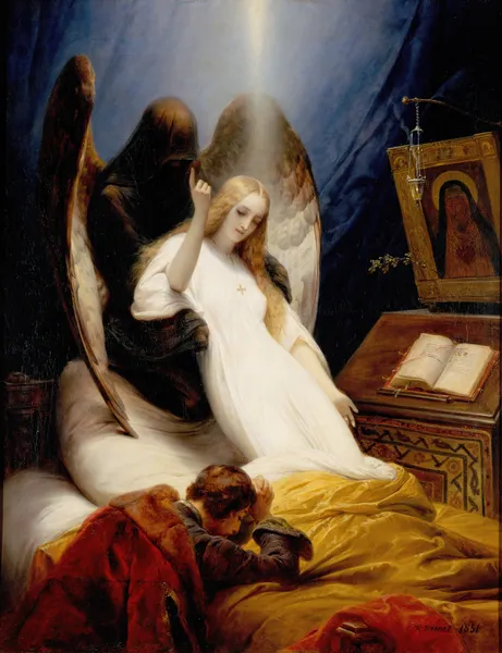 Angel of the Death av Horace Vernet