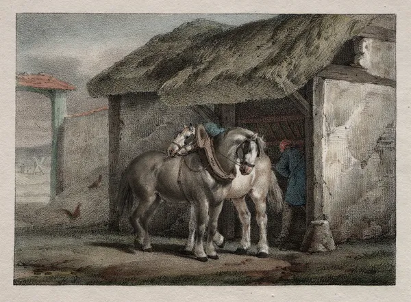 Farm Horse av Horace Vernet