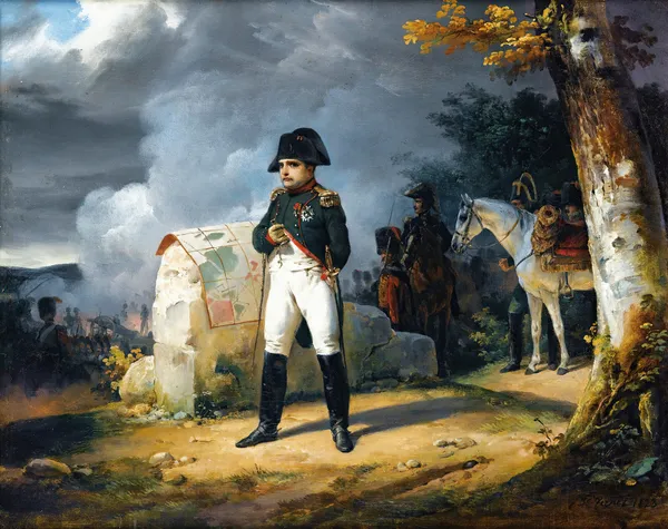 Napoleon In Charleroi June 1815 av Horace Vernet