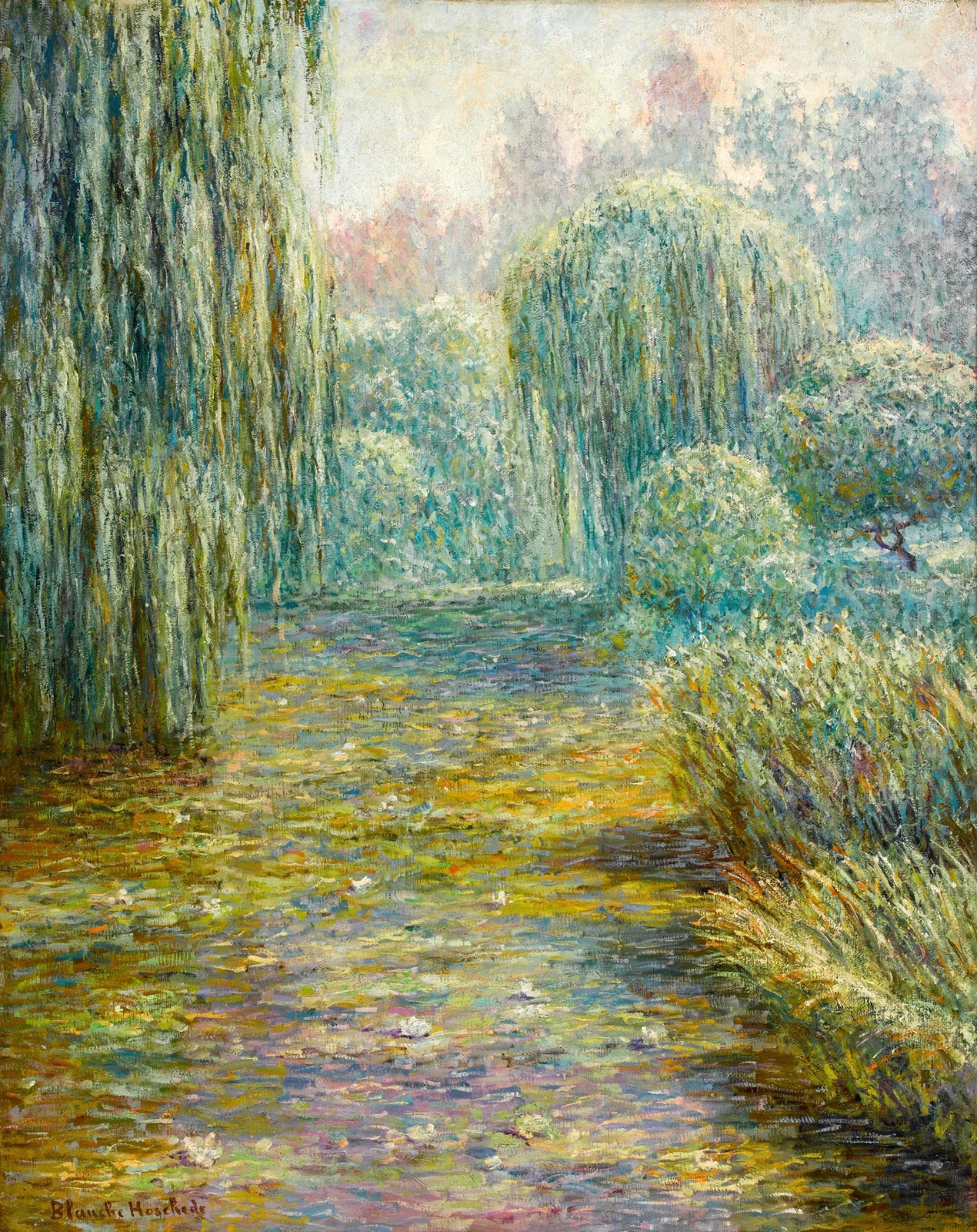 Le jardin à Giverny av Blanche Hoschedé-Monet