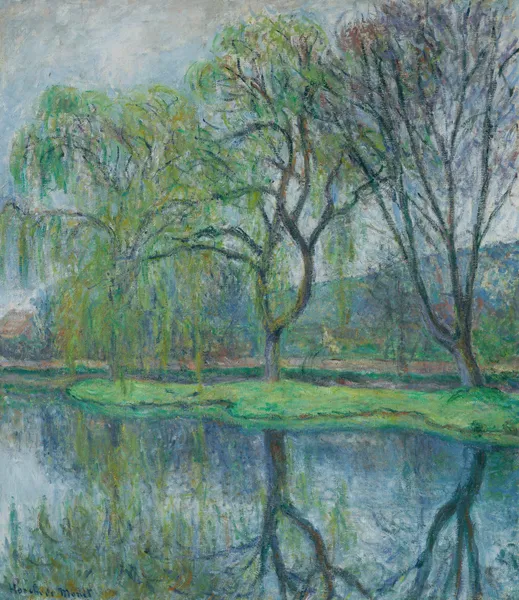 Les grands arbres au bassin (Giverny) av Blanche Hoschedé-Monet