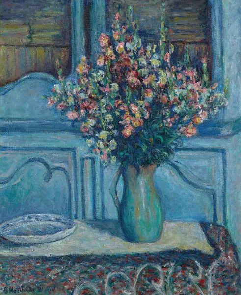 Les mufliers, intérieur à Giverny av Blanche Hoschedé-Monet