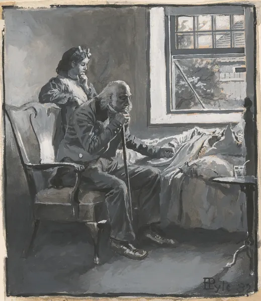 Grandfather and Little Benny av Howard Pyle