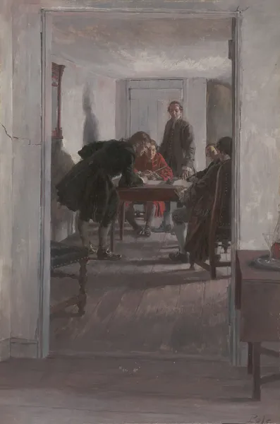 In the old Raleigh Tavern av Howard Pyle