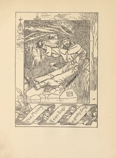 The merry Friar sings a goodly Song av Howard Pyle
