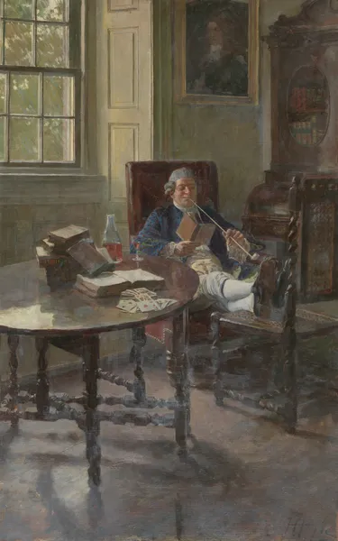 They read only upon occasion, when the weather darkened av Howard Pyle