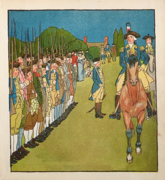 Yankee Doodle: An old friend in a new dress Pl.2 av Howard Pyle