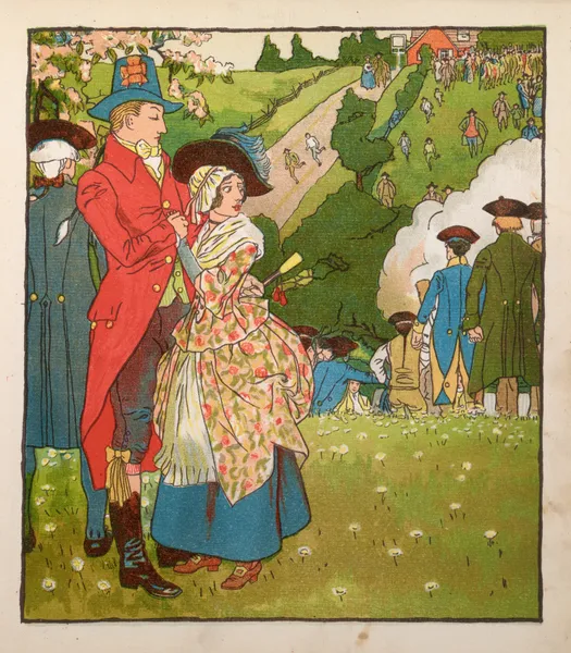 Yankee Doodle: An old friend in a new dress Pl.3 av Howard Pyle