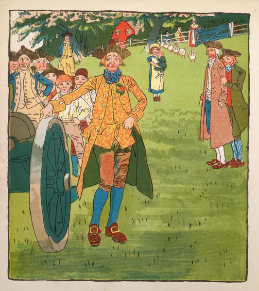 Yankee Doodle: An old friend in a new dress Pl.4 av Howard Pyle
