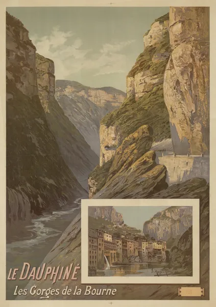 Le Dauphiné. Les Gorges de La Bourne av Frederic Hugo d’Alési
