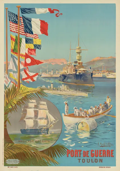 Port de guerre. Toulon av Frederic Hugo d’Alési