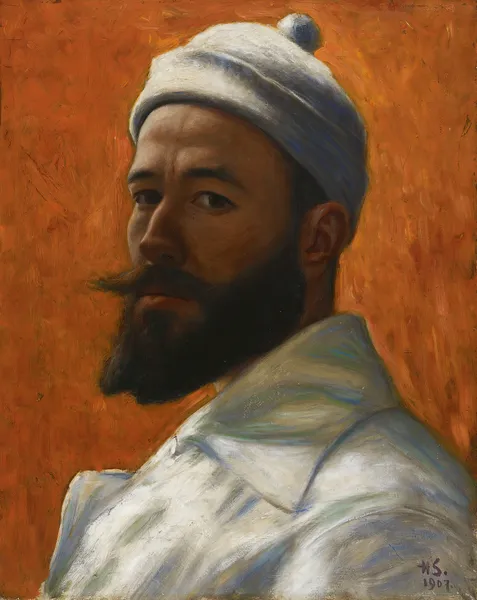 Self-Portrait av Hugo Simberg