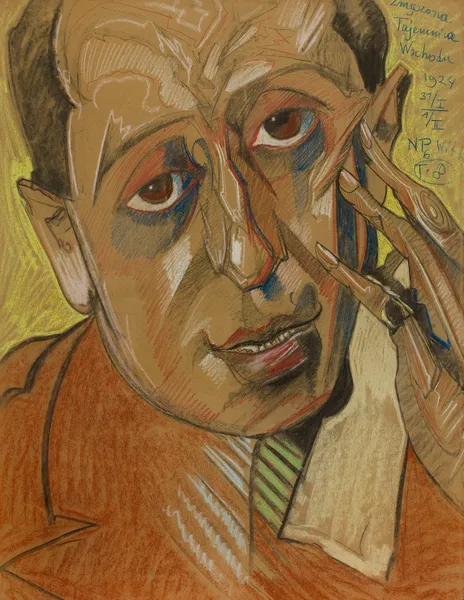 Portrait of Leon Reynel av Stanisław Ignacy Witkiewicz