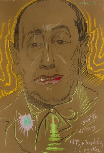 Portrait of Leon Reynel av Stanisław Ignacy Witkiewicz