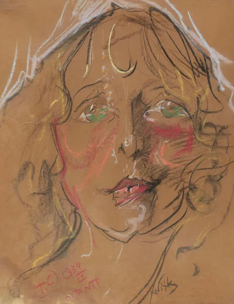 Portret Eugenii Bundykowej av Stanisław Ignacy Witkiewicz
