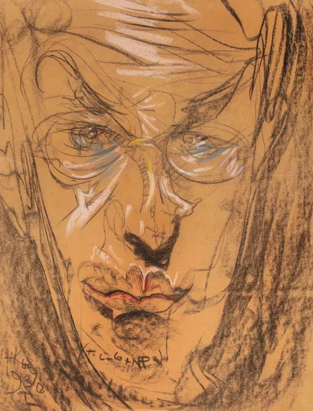 Portret Kazimierza Wierzyńskiego av Stanisław Ignacy Witkiewicz